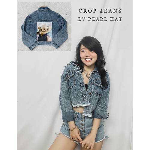 Crop Jeans Lv Pearl Hat