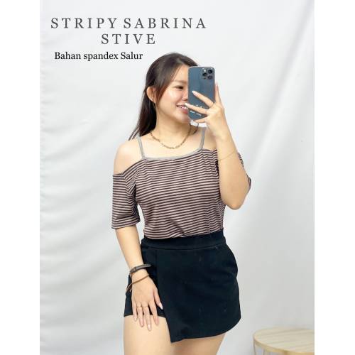 Stripy Sabrina Stive Brown