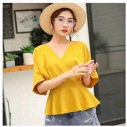 Clara Top Mustard 