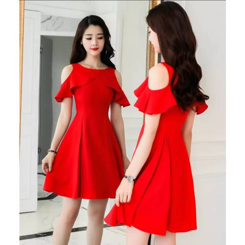 Dress Inez red