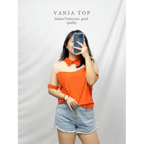 Vania Top Orange