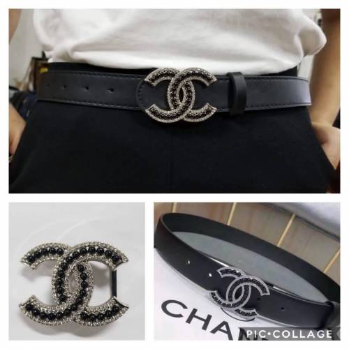 Belt Chanel Black White