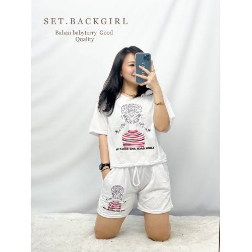 Set BackGirl White