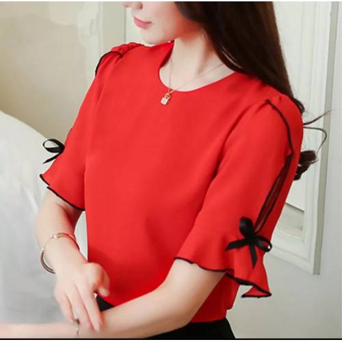 Blouse Valeni red