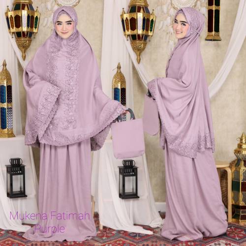 Mukena Fatimah Purple