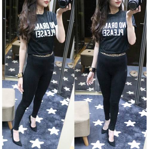 Crop No Drama Black 