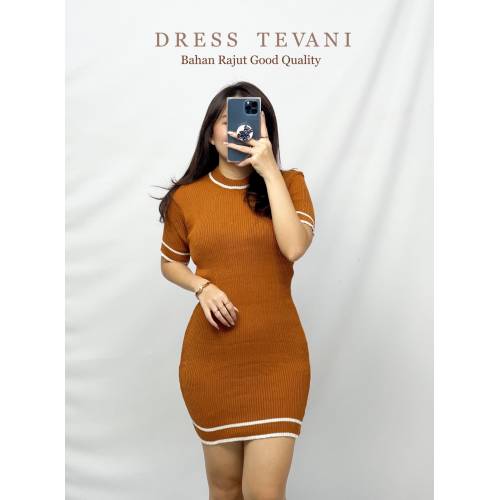 Dress  Tevani Batta Rajut 