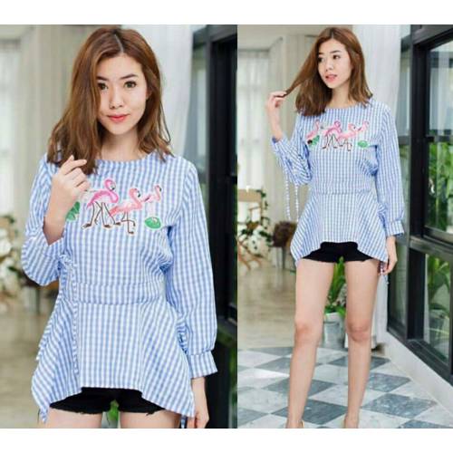 Blouse Flamingo Square B