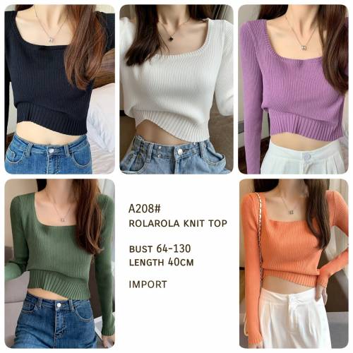 A208# Rolarola Knit Top