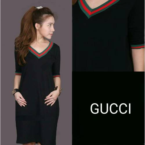 Dress Guci V black