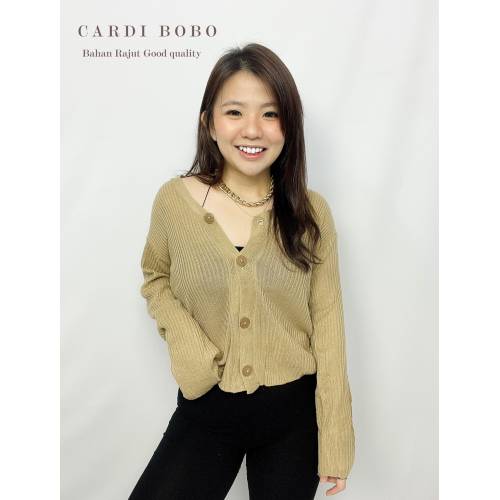 Cardi Bobo Rajut Creme