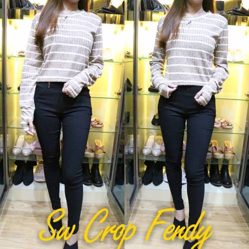 Sw Crop Fendy Brown 