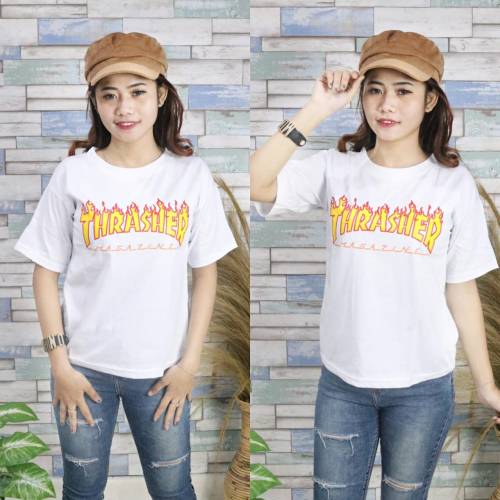 Thrasher Tee White