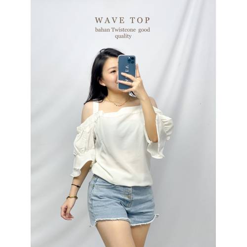 Wave Top Putih