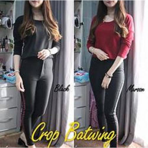 Crop Knit Batwing