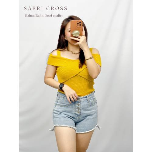 Sabri Cross Rajut Mustard