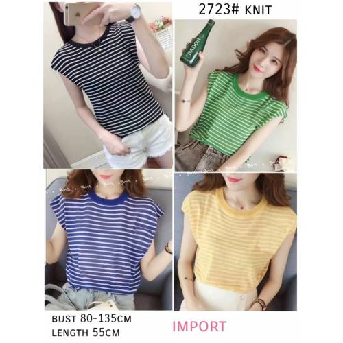 2723 Knit Salur Tanpa Smile