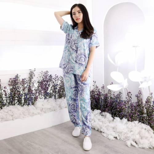 Piyama Mirna xl CP Biru