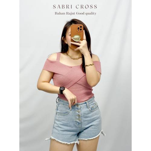 Sabri Cross Rajut Pink