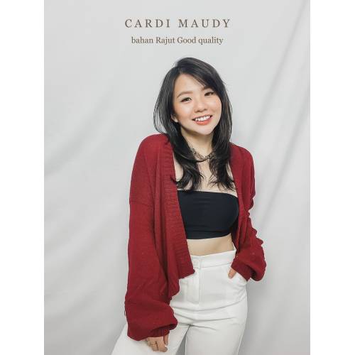 Cardi Maudy Maroon 