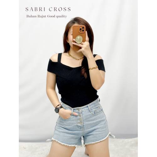 Sabri Cross Rajut Black 