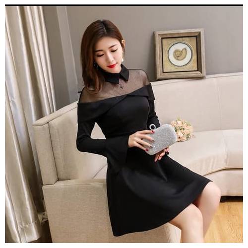 Dress Lilace black