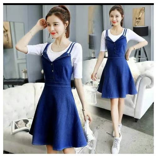 Dress Rosy dark denim