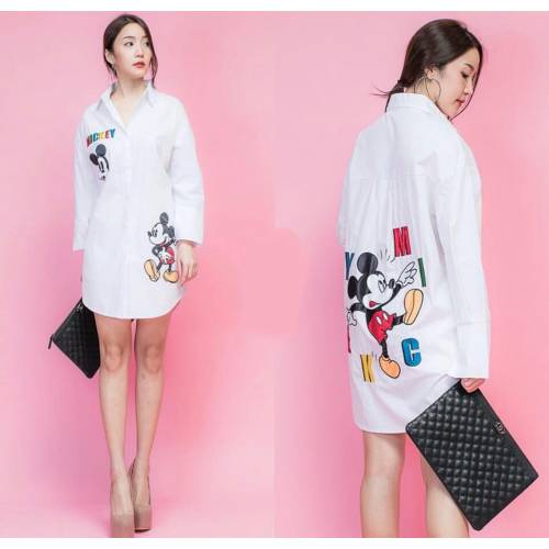 Dress mickey white