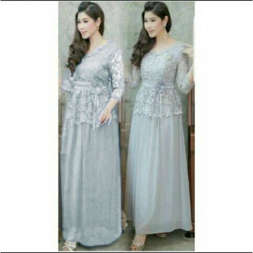 Dress brukat anggun 