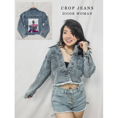 Crop Jeans Diior Woman