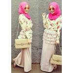 Set flowe hijab